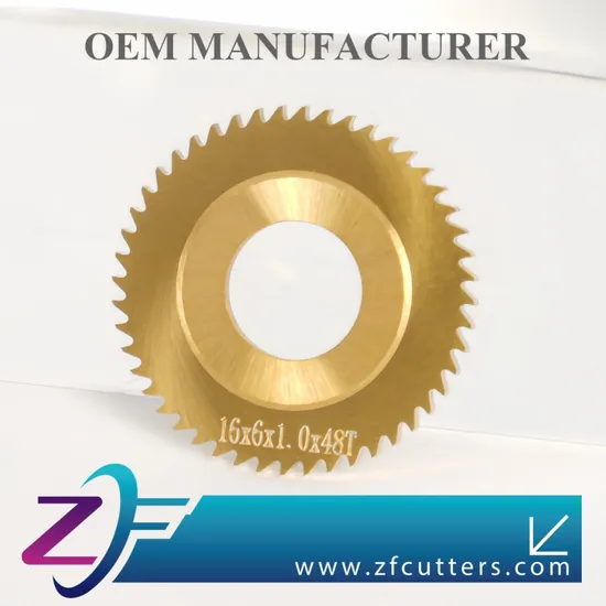 48 Teeth Circular Slotting Saws with Step for Slotting Slitting Copper Steel Cost-Effective Low MOQ Saw Blades